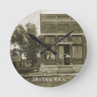 IRVING KANSAS POST OFFICE PHOTO MARSHALL COUNTY KS