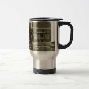 IRVING KANSAS POST OFFICE PHOTO MARSHALL COUNTY KS TRAVEL MUG