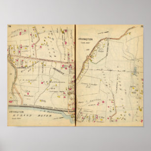 Irvington, New York Poster