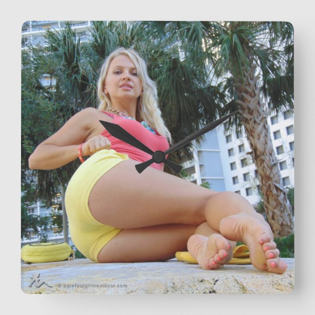 Iryna Square Wall Clock (Front)