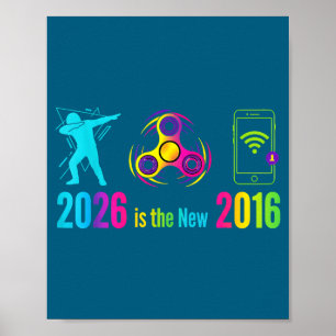 Is 2016 Retro Nostalgia Vines Decade Poster