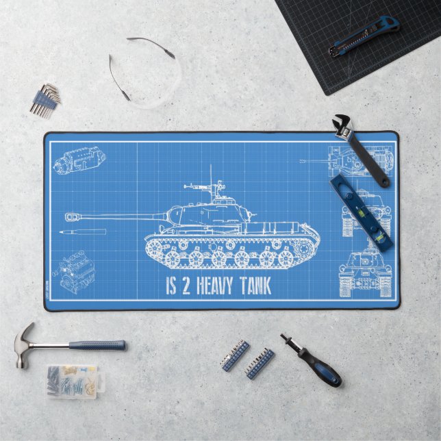 is-2 tank desk mat (Workstation)