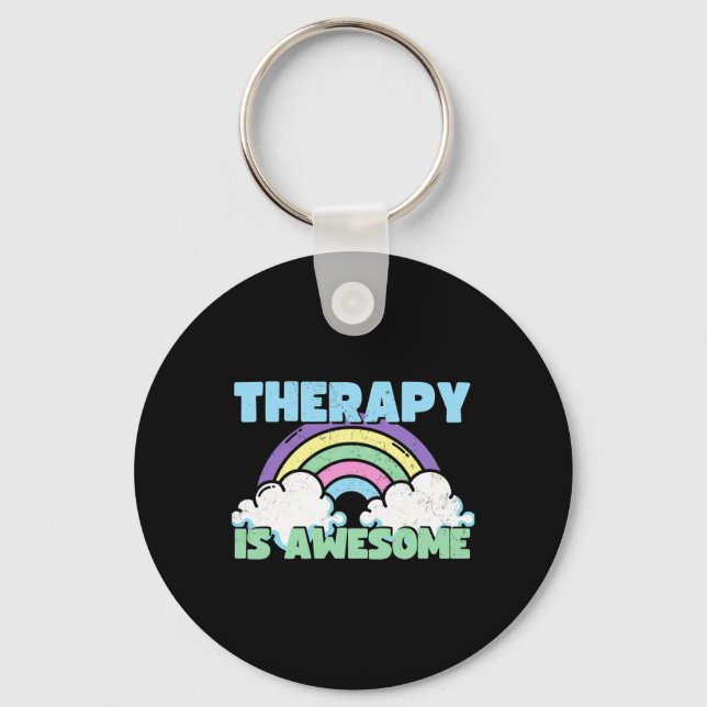 Is Awesome Fun Depression For Women  Keychain (Front)
