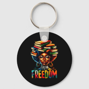 Is Black Teacher History Education Freedom Keychain