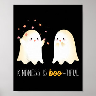 Is Boo Tiful Teacher Cute Ghost Halloween Poster
