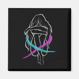 Is Crying Introvert Suicide Prevention Awareness Magnet