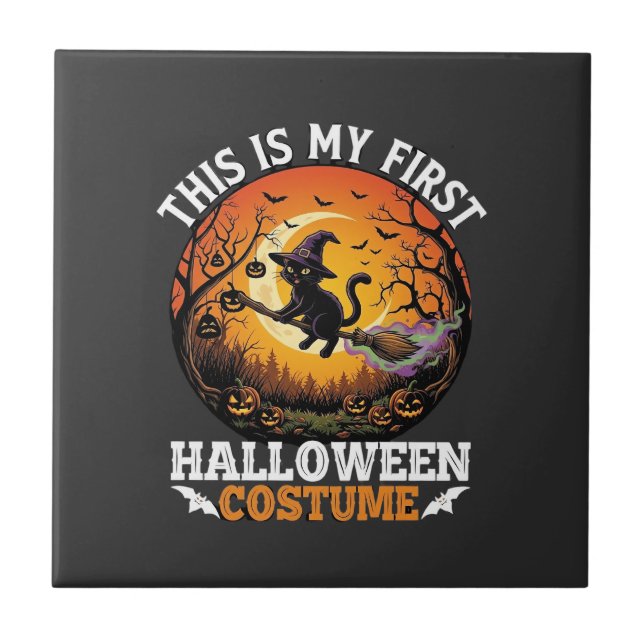 Is First Halloween Costume Black Cat Broom_1 Tile (Front)