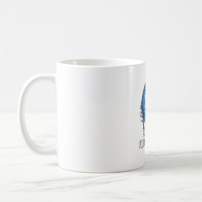 Is First Halloween Ghost Crescent Moon Bats_1 Coffee Mug (Left)