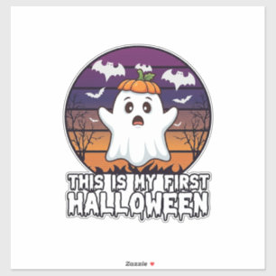 Is First Halloween Ghost Pumpkin Hat Bats_1