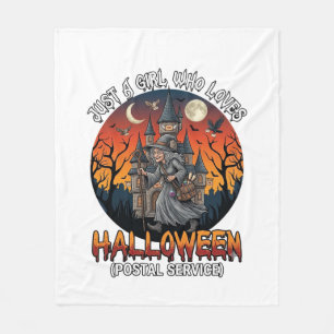 Is Halloween Witch Everybody Make Scene Postal Wor Fleece Blanket
