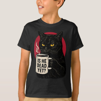 is He Vintage Dead Yet Dark Humour Retro T-Shirt