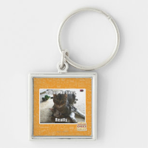 Is hug. He likes. Keychain