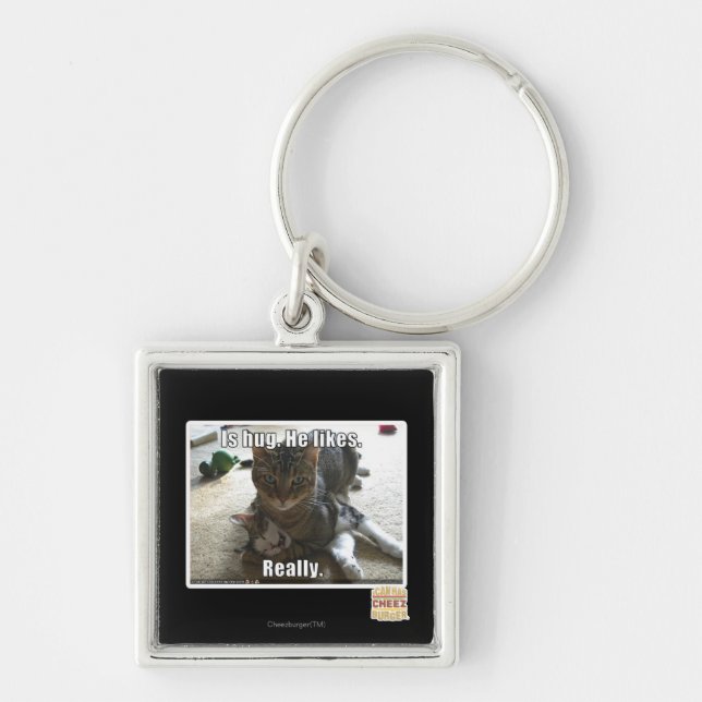 Is hug. He likes. Keychain (Front)