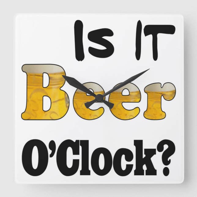 Is it Beer O'Clock? Clock (Front)