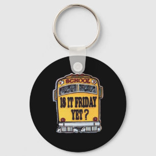 Is It Friday Yet? School Bus Keychain