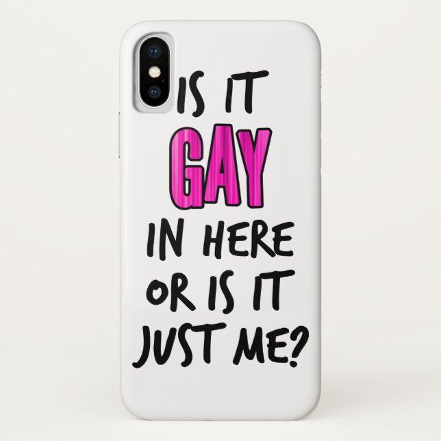 Is It Gay In Here Case-Mate iPhone Case (Back)