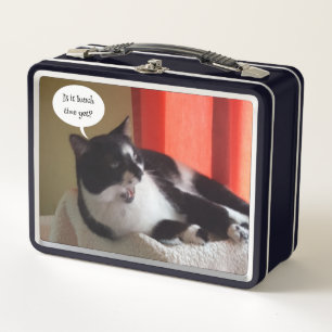 Is it lunch time yet, tuxedo cat lunch boxes