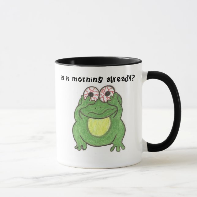 is it morning already? frog mug (Right)