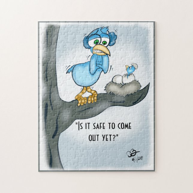 Is It Save To Come Out Jigsaw Puzzle (Vertical)