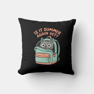 Is It Summer Again Yet? Throw Pillow