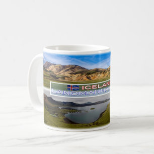IS Landmannalaugar - Panorama Coffee Mug