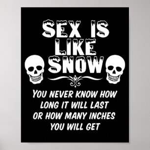 Is Like Snow You Never Know How Long It Will Last  Poster
