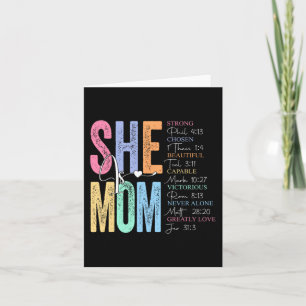 Is Mom Religious Believe Verses Christian Mothers  Card