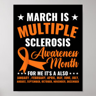 Is Multiple Sclerosis Awareness Month Ms Warrior Poster