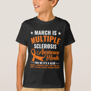 Is Multiple Sclerosis Awareness Month Ms Warrior  T-Shirt