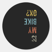 Is My Bike Ok Retro Cycling Cyclist Crash