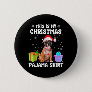 Is My Christmas French Bulldog Dog Pajama Puppy Lo 2 Inch Round Button