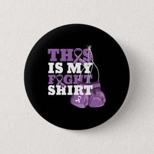 Is My Fight Alzheimerheimer Fighter Support Strong 2 Inch Round Button
