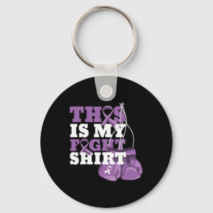 Is My Fight Alzheimerheimer Fighter Support Strong Keychain