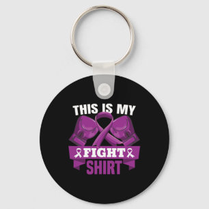Is My Fight Fibromyalgia Fighter Support Strong Keychain