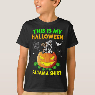 Is My Halloween Costume Pajama English Bulldog Lov T-Shirt