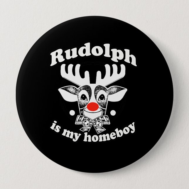 is my Homeboy 4 Inch Round Button (Front)