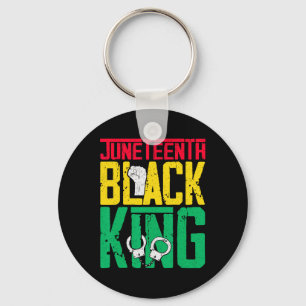 Is My Independence Day Black King Fathers Day Keychain