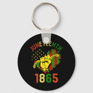 Is My Independence Day Black King Fathers Day Men Keychain