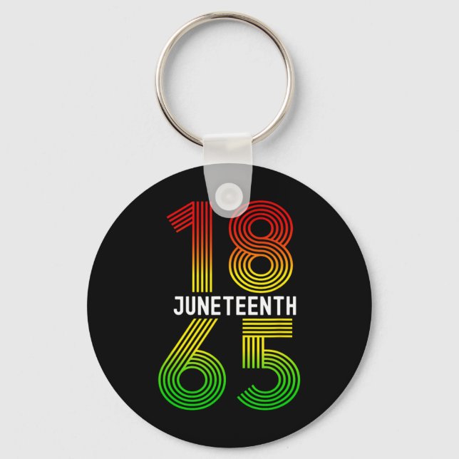 Is My Independence Day Black Pride  Keychain (Front)