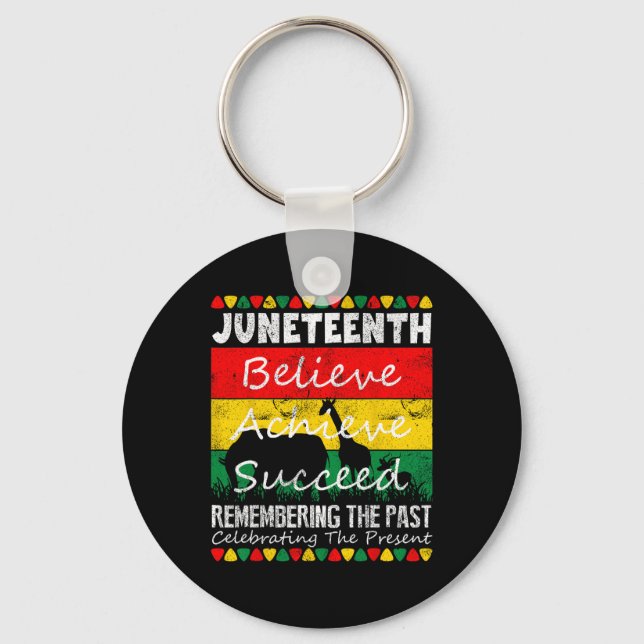 Is My Independence Day Black Pride Melanin  Keychain (Front)