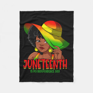 Is My Independence Day Black Women Black Pride 5  Fleece Blanket