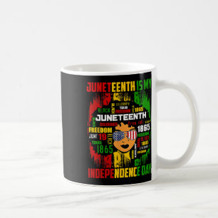 Is My Independence Day Black Women Freedom 1865 Coffee Mug