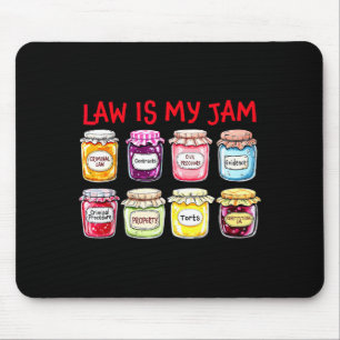Is My Law Jam Lawyer Attorneys Coworker Mouse Pad