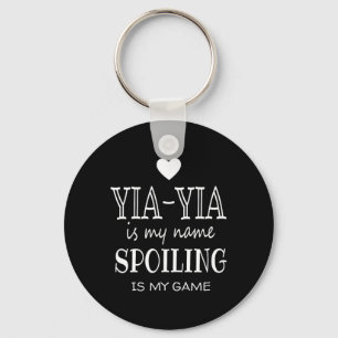 Is My Name Yia-yia Gifts For Greece Greek Grandma Keychain