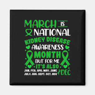 Is National Kidney Disease Awareness Month Men Wom Magnet