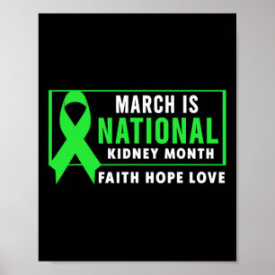 Is National Kidney Disease Awareness Month Poster