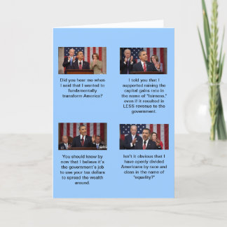 Is Obama a socialist?  Does 2 plus 2 equal 4? Card
