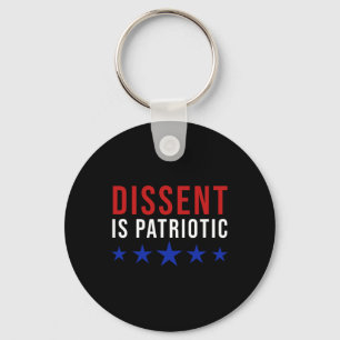 Is Patriotic - Feminist Activist Protest Keychain