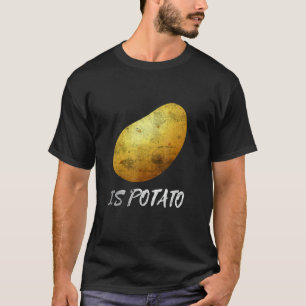 Is Potato Distressed Food Vegan Potatoes Fries T-Shirt