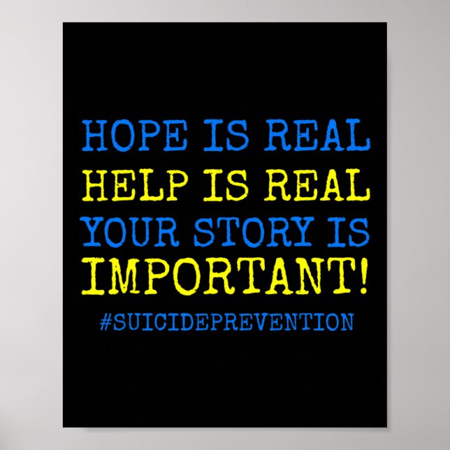 Is Real Suicide Prevention -  Poster (Front)